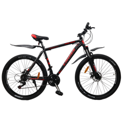Велосипед Cross Hunter 27.5" 20" Черный-Красный (27CJA-001159) (27CJA-001159) 27CJA-001159 фото