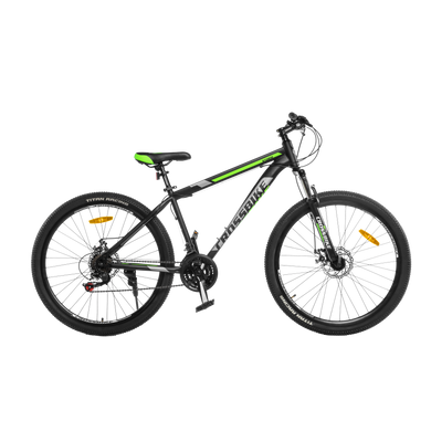 Велосипед CROSSBIKE STORM 27"17" чорний-зелений [27CJPR-004386] 27CJPr-004386 фото