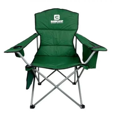 Кемпінгове крісло BaseCamp Hunter, 60x60x100 см, Olive Green (BCP 10201) 4820261870039 фото