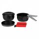 Набір посуду Trangia Tundra III Mini 1 л/1 л (два котелки, сковорода, кришка, ручка, чохол) 404273 фото 1