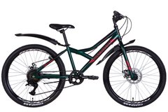 Велосипед 24" Discovery FLINT DD 2022 темно-зелений з червоним м (OPS-DIS-24-280) OPS-DIS-24-280 фото