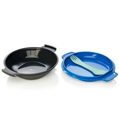 Набір посуду Humangear GoKit Light (5-tool) Mess Kit charcoal/blue (022.0122) 022.0122 фото