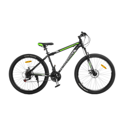 Велосипед CROSSBIKE STORM 27"19" чорний-зелений [27CJPR-004390] 27CJPr-004390 фото