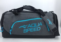 Сумка Aqua Speed Duffel bag M 60145 35L сірий, блакитний Уні 48x25x29см 5905718601455 фото