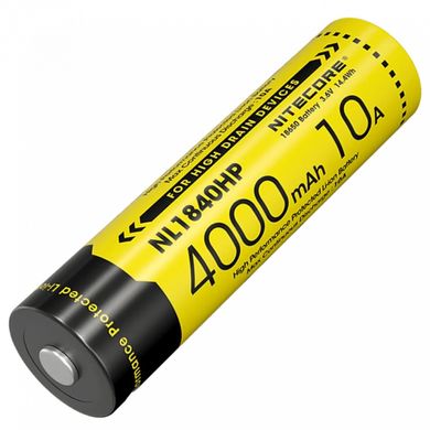 Акумулятор 18650 (10A, 4000mAh) Nitecore NL1840HP 6-1530_hp фото