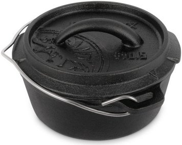 Казан-жарівня чавунна Petromax Dutch Oven ft0.5 плоске дно 0,6 л ft0.5-t фото