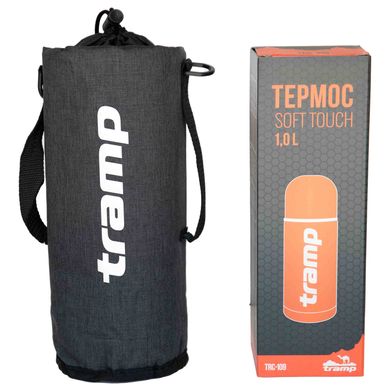 Термочохол для термоса Tramp Soft Touch 1,0 л сірий TRA-293-grey-melange фото