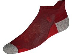 Шкарпетки Asics ROAD NEUTRAL ANKLE SOCK SINGLE TAB бордовий, сірий Уні 35-38 8718837141996 фото