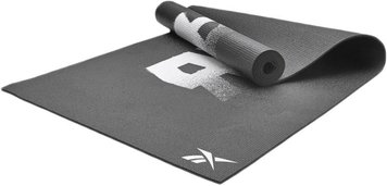 Двосторонній килимок для йоги Reebok Double Sided 4mm Yoga Mat чорний Уні 173 х 61 х 0,4 см 885652015196 фото