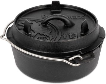 Казан-жарівня чавунна Petromax Dutch Oven ft3 плоске дно 1,6 л ft3-t фото