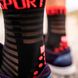 Шкарпетки Compressport Pro Racing Socks V3.0 Ultralight Run High, Black/Red, T1 (XU00002B 906 0T1) XU00002B 906 0T1 фото 4
