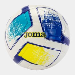 М'яч футбольний Joma DALI II білий, синій, жовтий Уні 4 8445757552204 фото
