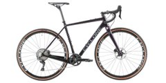 Велосипед CYCLONE 700c-CGX-carbon 52cm чорний фіолетовий (22-002) 22-002 фото