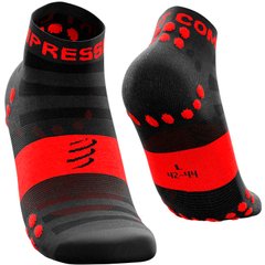 Шкарпетки Compressport Pro Racing Socks V3.0 Ultralight Run Low, Black/Red, T2 (XU00003B 906 0T2) XU00003B 906 0T2 фото