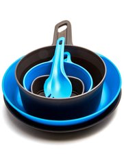 Набір посуду WILDO Explorer Kit Multicolor Light Blue/Dark Grey (67245) 67245 фото