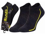 Шкарпетки Head PERFORMANCE SNEAKER 2P UNISEX темно-сірий, жовтий Уні 39-42 8720245181891 фото
