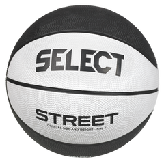 М'яч баскетбольний Select BASKETBALL STREET v23 біло-чорний Уні 5 5703543314126 фото