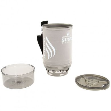 Чашка Jetboil Sumo Titanium Companion Cup FluxRing 1.8 л, Gray (JB CCP180-SUMTI) 893483000762 фото