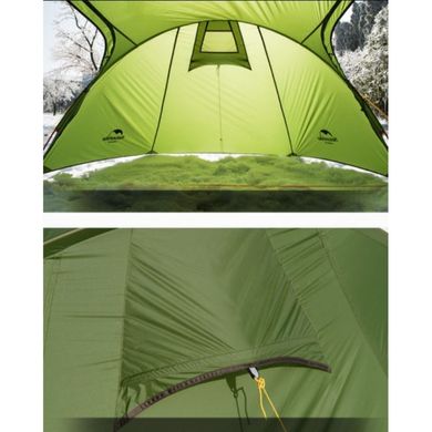 Намет тримісний Naturehike Opalus 3 tunnel tent зелений NH17L001-L (6927595724712) 6927595724712 фото