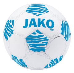 М'яч футбольний Jako Training ball Wild білий, синій Уні 5 4067633122956 фото
