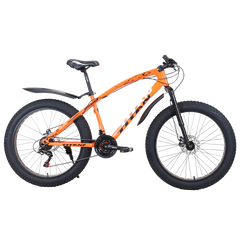 Велосипед Titan Jaguar 2021 alloy 26" 19" неоновий помаранчевий, Неоновий помаранчевий