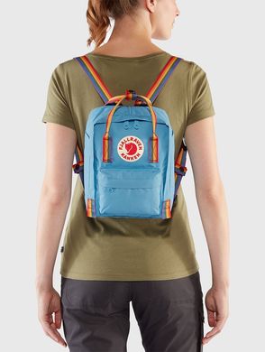 Рюкзак FJALLRAVEN Kanken Rainbow Mini Burnt Orange/Rainbow Pattern (23621.212-907) 23621.212-907 фото