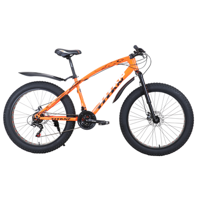 Велосипед Titan Jaguar 2021 alloy 26" 19" неоновий помаранчевий (264TWFT21-003635) 264TWFT21-003635 фото