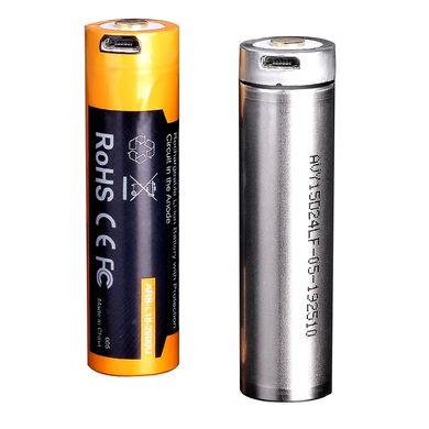 Акумулятор 18650 Fenix (3500 mAh) micro usb зарядка ARB-L18-3500U фото