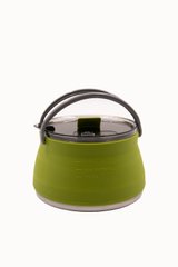 Чайник Tramp силіконовий із металевим дном 1 л зелений TRC-125-olive фото