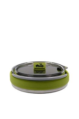 Чайник Tramp силіконовий із металевим дном 1 л зелений TRC-125-olive фото