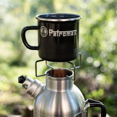 Чашка емальована Petromax Enamel Mug 300 мл чорний px-mug-s фото