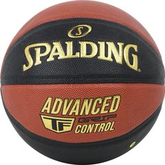М'яч баскетбольний Spalding Advanced Grip Control чорний, помаранчевий Уні 7 689344405520 фото