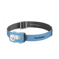 Ліхтар налобний Naturehike з вбудованим акумулятором блакитний NH18T003-C 6927595746196 фото