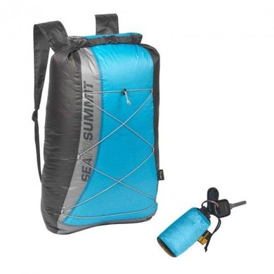 Складний рюкзак герметичний Ultra-Sil Dry DayPack 22, Blue Aster/Silver від Sea to Summit (STS AUSWDP/BL) 9327868026272 фото
