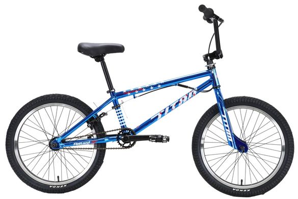Велосипед Titan BMX Flatland 2021 20" 10" синій (20CJBMX21-003550) 20CJBMX21-003550 фото