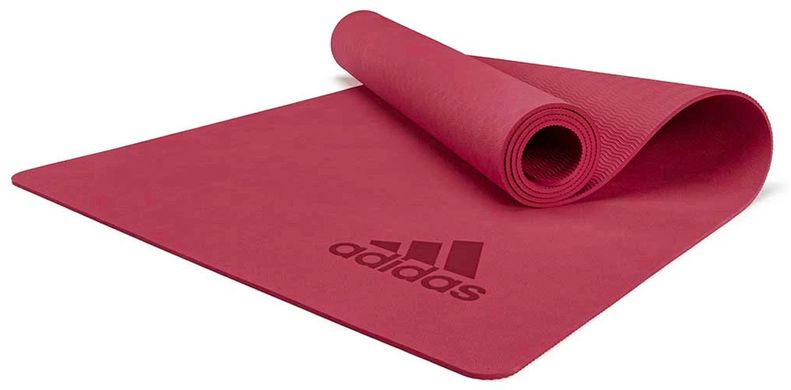 Килимок для йоги Adidas Premium Yoga Mat червоний Уні 176 х 61 х 0,5 см 885652012515 фото