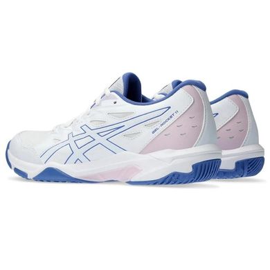 Кросівки сквош жін. Asics Gel-Rocket 11 white/blue (37) 6 4550457146142 фото