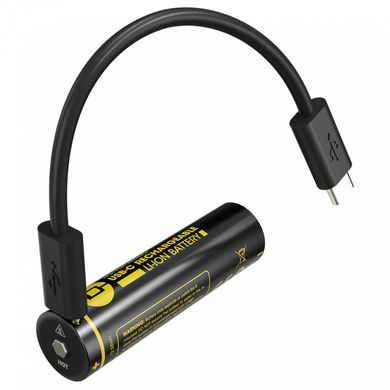 Акумулятор 18650 (3400mAh, USB-C) Nitecore NL1834R 6-1079-r фото