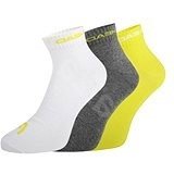 Шкарпетки Head QUARTER 3P UNISEX жовтий, сірий, білий Уні 35-38 8720245075923 фото