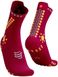Шкарпетки Compressport Pro Racing Socks V4.0 Trail, Persian Red/Blazing Orange, T1 (XU00048B 313 0T1) XU00048B 313 0T1 фото