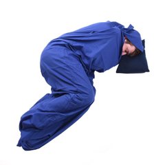 Вкладиш до спального мішка Trekmates Polycotton Sleeping Bag Liner Mummy синій (015.0802) 015.0802 фото
