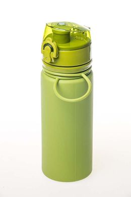 Пляшка силіконова Tramp 500 мл зелена (TRC-093-olive) TRC-093-olive фото