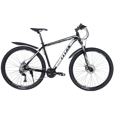 Велосипед Titan Germes 29"20" чорний-сірий (29TWA21-003625) 29TWA21-003625 фото