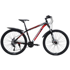 Велосипед Titan Germes 27.5"17" чорний-червоний (27TWA21-003593) 27TWA21-003593 фото