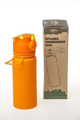 Пляшка силіконова Tramp 500 мл помаранчева TRC-093-orange фото