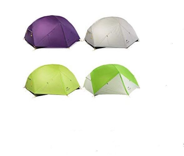 Двомісний намет Naturehike Mongar 2 фіолетовий NH17T007-M