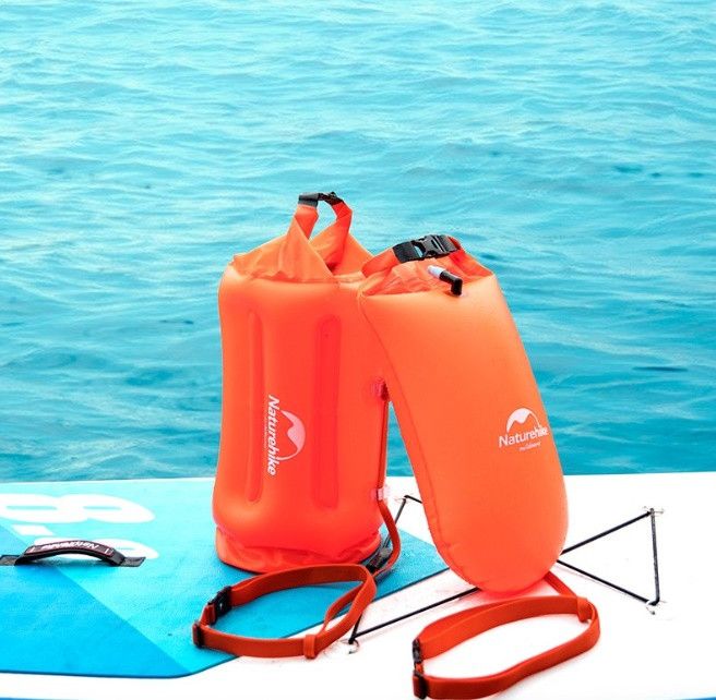 Надувний водонепроникний мішок 8,5 л Naturehike помаранчевий NH17G002-G
