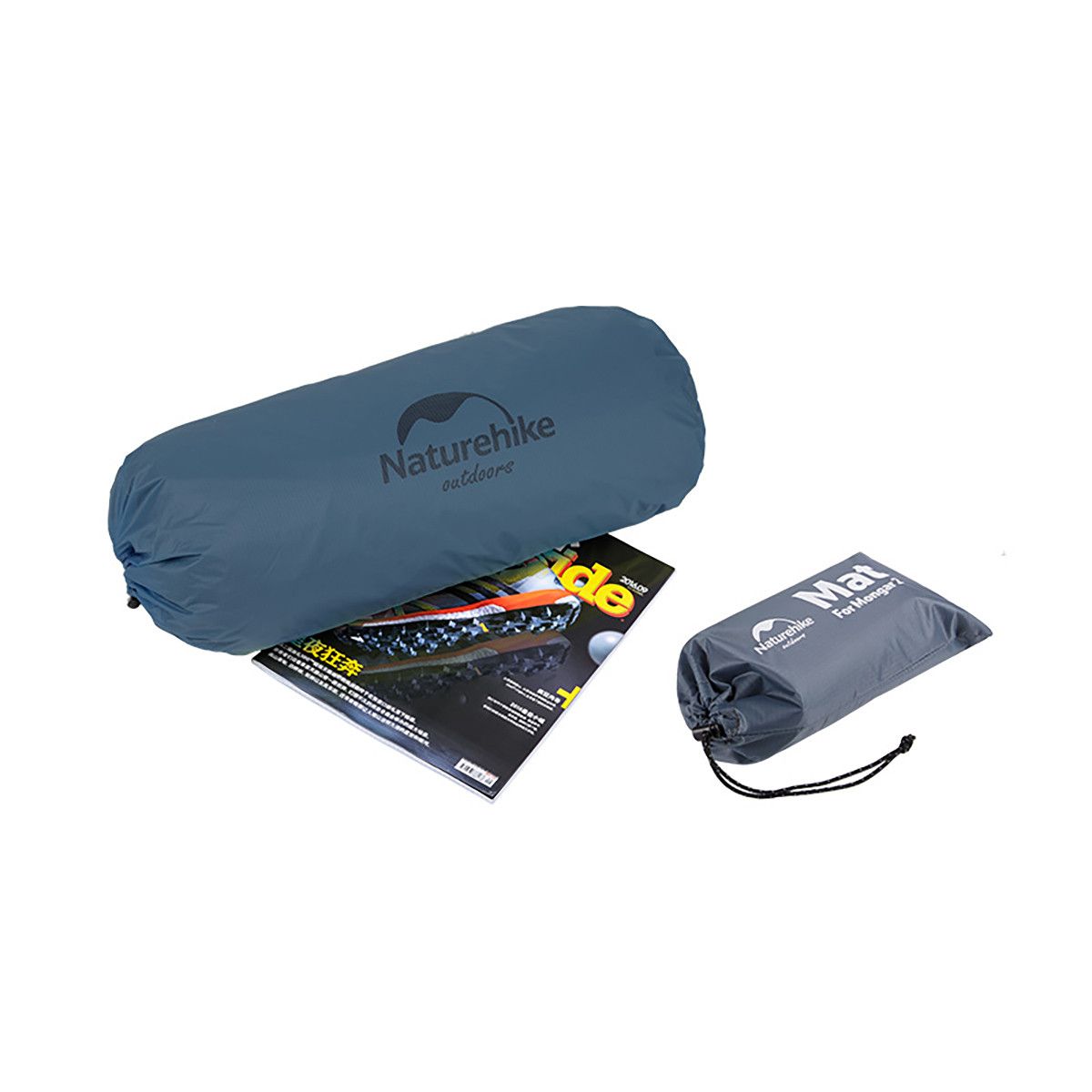 Двомісний намет Naturehike Mongar 2 15D нейлон синій  NH19M002-J