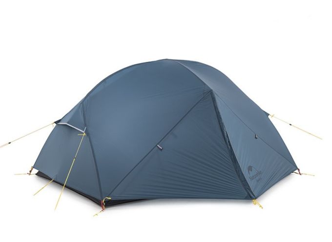 Двомісний намет Naturehike Mongar 2 15D нейлон синій  NH19M002-J