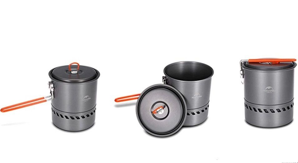 Котел туристичний 1,5 л Naturehike NH15T216-G